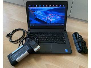 Werkstatt KFZ Diagnosegerät Auto Auslesegerät Diagnose Laptop Tester OBD2 Kabel